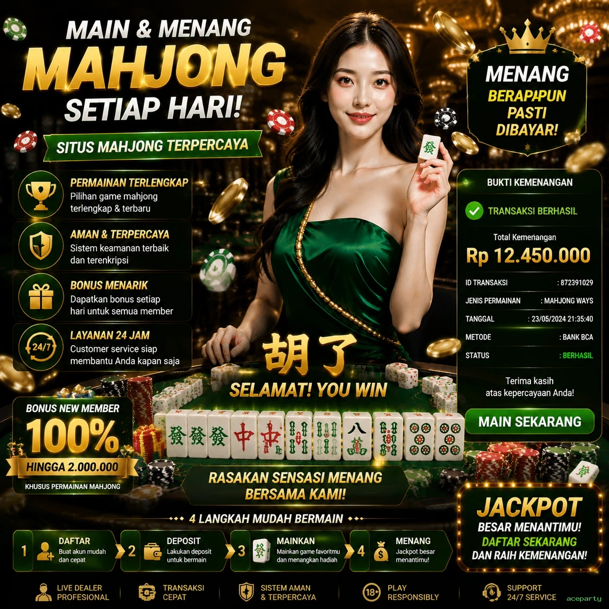 Analisis Sistem Keamanan di aceparty untuk Pemain Indonesia
